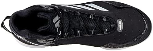 adidas Men's Icon 7 Mid TPU Baseball Shoe, Black/Silver Metallic/White, 13 | Image 1