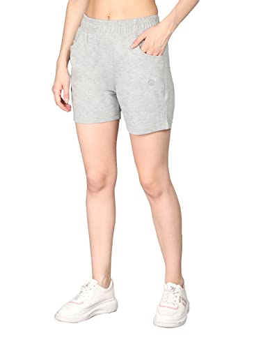 Image of CHKOKKO Women's Regular Cotton Regular Fit Plain Shorts for Women