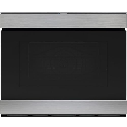 SHARP SMD2499FS Smart Convection Microwave Drawer Oven with Easy Wave Open,...