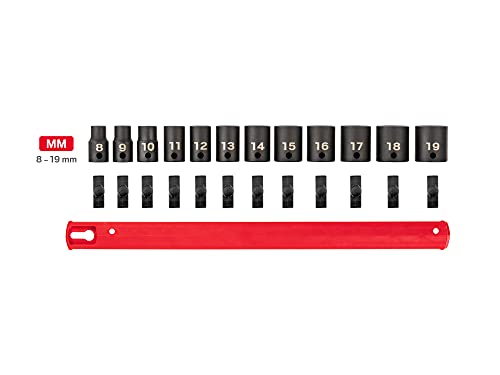Image of TEKTON 3 /8 Inch Drive Impact Socket Set, 12-Piece | SID91102