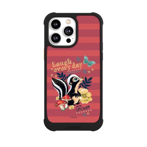 Coque iPhone 14 Pro Max antichoc noire Disney Bambi pour MagSafe NIVOmax