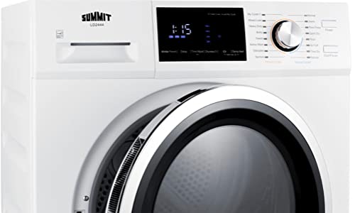 4.4 Cu Ft Front Load Dryer W/Glass Window - 15 Settings, 220V/1Ph, White #TOP5
