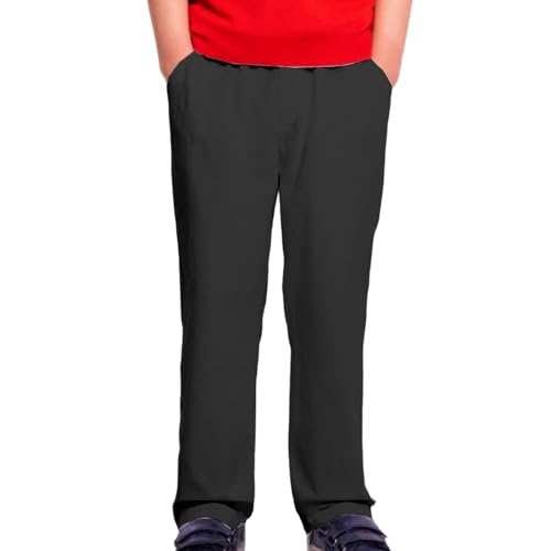 Pantalon habillé pour garçons - Droit - Joli uniforme formel - Pantalon long pour jeunes enfants...