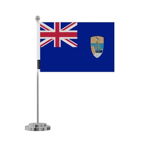 Drapeau bureau Sainte-Hélène pour collectionneur et décoration de conférence 14x21
