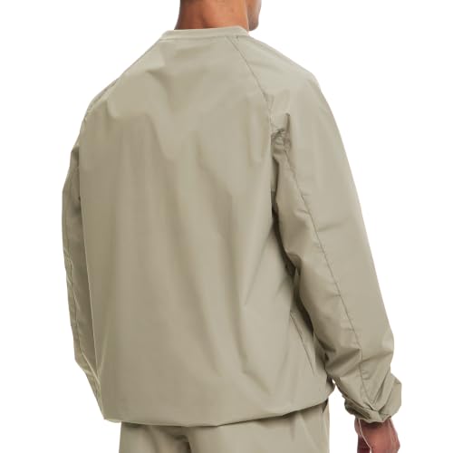 HOTSUIT Men Sauna Suit Sweat Suits Durable Gym Exercise Workout Jacket Khaki，3XL by HOTSUIT - Used condition - Image 3