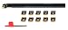 Accusize Industrial Tools 3/4'' x 10'' Rh Sclcr Indexable Boring Bar with 10 Pcs Ccmt Carbide Cvd Coating Insert, P252-S407Ins