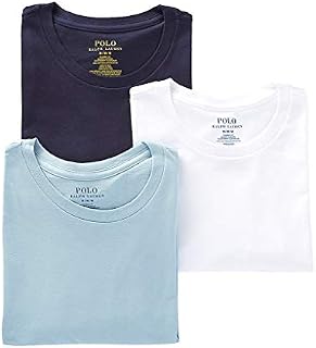 Classic Fit Cotton T-Shirt 3-Pack Navy/Blue/White