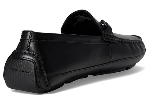 Cole Haan Cole Haan mens Wyatt Bit Driver Driving Style Loafer, Black, 10.5 US