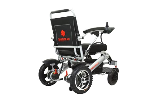 Electric Wheelchair Folding Lightweight 60 Lbs W/ Battery Supports 365 Lbs Aircraft Grade Aluminum Alloy Frame Strength New Upgraded W/More Secure And Stable #TOP7