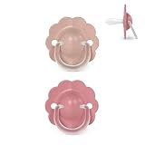Suavinex, Ciuccio Wonder, 6-18 mesi, 2 pezzi, Scudo Rotondo, Rosa
