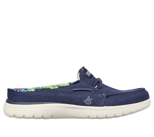 Image of Skechers Women's On-The-go Flex Canvas Mule Boat Shoe