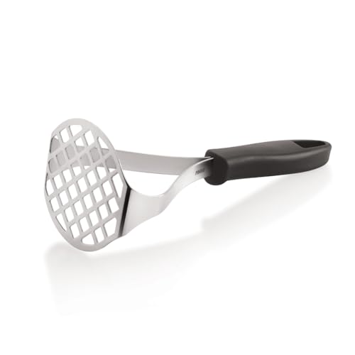 Image of Rena Potato Masher with Heavy Duty Comfortable Handle, Stainless Steel Wide Masher for Potatoes, Pav Bhaji, Baby Food Prep & Paneer Parathas, Dishwasher Safe, Rust-Resistant Daily Use Kitchen Tool