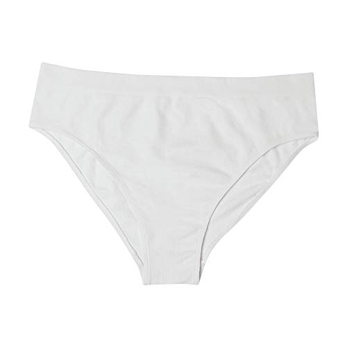 Calcinha Cintura Alta Micr Sem Costura, She, Feminino, Branco, M