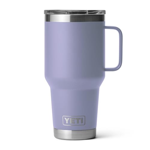 YETI Rambler 30 oz Travel Mug, Stainless Steel, Vacuum Insulated with Stronghold Lid, Cosmic Lilac