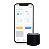 アイリスオーヤマ スマートリモコン 帰宅前に暖房オンで部屋を暖かく フレーズ設定で家電を一気にON/OFF お部屋のリモコンを一本化 SMT-RC2-B Alexa/Google Home/Siri対応 ブラック