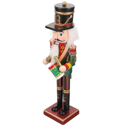 Casse-Noisette de Noël en Bois 30 CM Décoration Bureau Statue Maison - 2