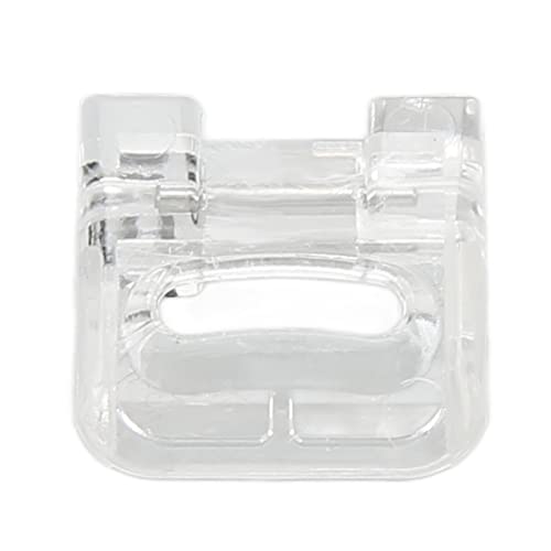 Pie prensatelas de plástico transparente para máquina de coser miniatura 6