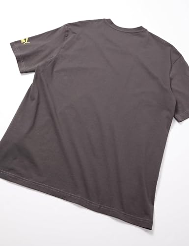 BVB Borussia Dortmund Official Ftblculture Tee Unisex Puma T-Shirt 3XL, Gray - Image 2