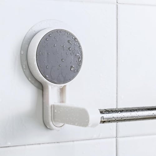 Image of Oblivion Towel Holder in Bathroom - Self-Adhesive Towel Rod for Bathroom & Kitchen - No-Drill Wall Mounted Holder with Strong Adhesive, Space-Saving Organizer for Towels, Clothes & Accessories (3)