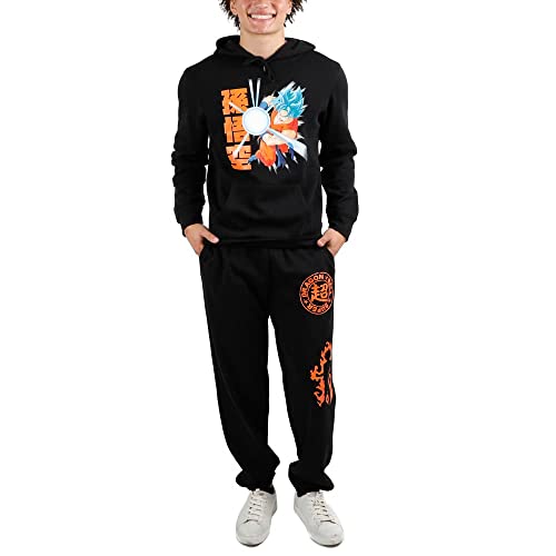 Bioworld Dragonball Super Mens Black Hoodie & Sweatpants Combo3