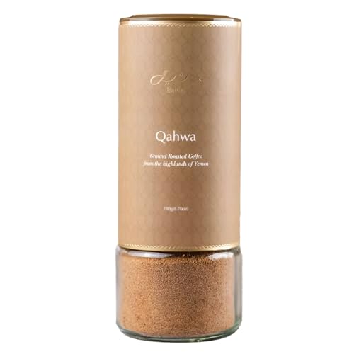 Bateel Qahwa Coffee – 190g Tin | Premium Ground Roasted Coffee from Yemen Highlands | Authentic Arabic with Rich Aroma & Smooth Flavor