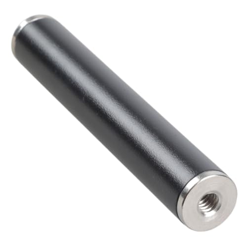 Double Ended 1/4-20 Thread Metal Tube Extension Rod for Tripod Cameras