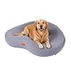 Orthopedic Memory Foam Dog Bed, Large Waterproof Pet Sofa with Sides & Removable Washable Cover, Non-Slip Bottom Supportive Couch for Large Dogs, Gray