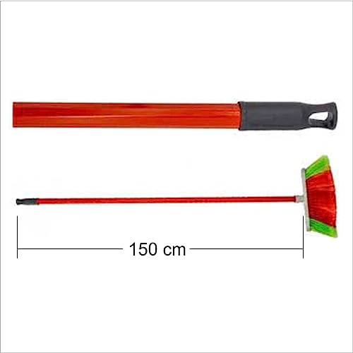 M3DECORİUM Uzun Hafif Demonte Saplı 150 cm Geniş 22 cm Tüylü Boya Badana Rulosu Merdanesi Fırçası Silindiri