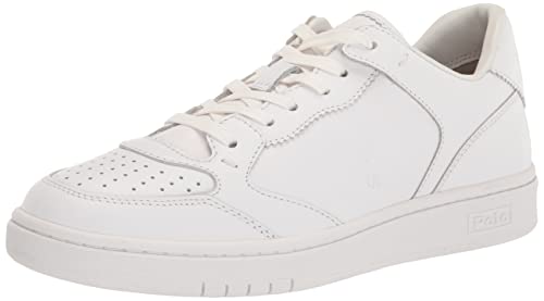 Polo Ralph Lauren Polo Court Lux Sneaker, White, 10.5 UK