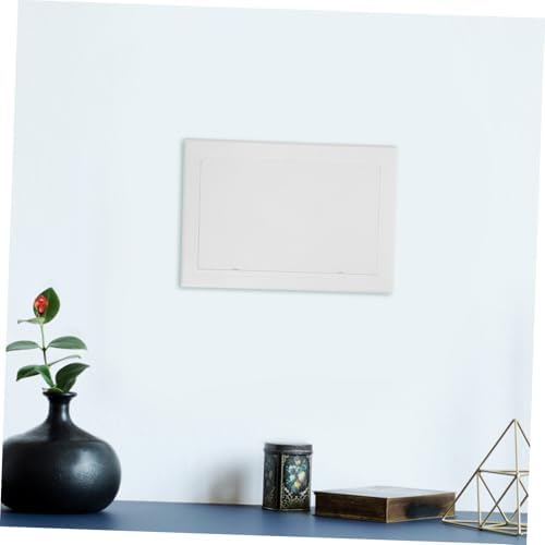 NUOBESTY Duvar erişim kapağı, kuru inşaat için, gizli menteşeli, dekoratif kapak plakası, sıhhi tesisat ve elektrik için, çok yönlü kullanılabilir, beyaz - Görsel 4