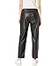 The Drop Women's @lisadnyc Faux Leather Pull-On Jogger, Black, M