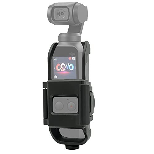 yantralay OP-7 Vlogging Housing Case for Osmo Pocket 1 - Cold Shoe Mount, Tripod Compatibility - Perfect for Vlogging, Mounting on Tripods, Backpacks, Bikes - Compatible with Sport Camera, Black-image-6
