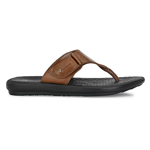 Image of egoss Slippers & Sandals Premium Genuine Leather Slipper Sandals For Men-C-20222