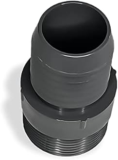 PVC Hose Connector - 1 Inch Insert x 1 Inch MNPT - Garden Hose Fittings - Barbed Connector Hose Adapter