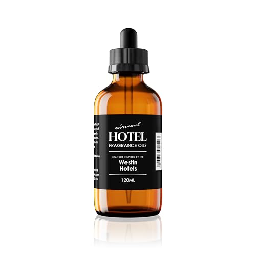 Hotel Diffuser Oil Inspired by The Westin Hotel Scent Diffuser Oil - No. 1008 - AirScent Essential Oil Blend - 120 mL, 4 fl oz Fragrance Oil Dropper Bottle for Aromatherapy Diffusers and Humidifiers