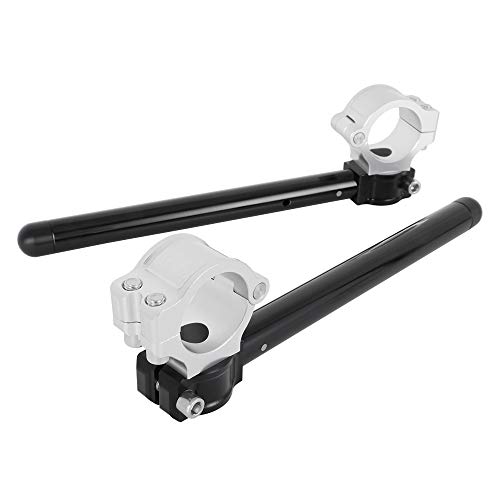 Moto 31mm Clip su Manubrio Cafe Racer Manubrio CNC...