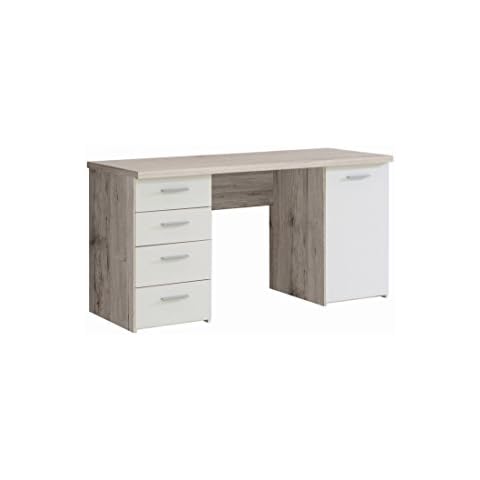 FORTE Net 106 Schreibtisch mit 4 Schubladen und 1 Tür Cover