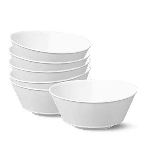 Urania Mueslikommen Set 6-delig porselein van KPM Berlin - schaalset - ontbijtset - porseleinen kommen - handgemaakt & verpakt als geschenk - wit