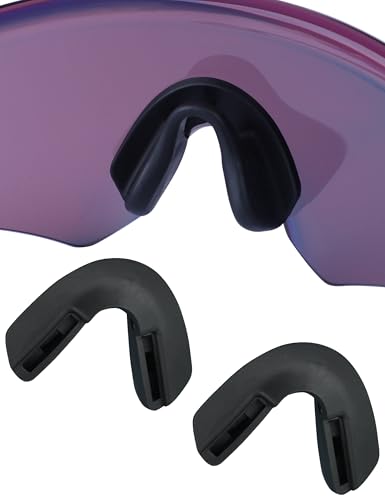 Image of Black Replacement Nose Pads Piece for Oakley Kato OO9455 OO9455M /Encoder OO9471 OO9472F /Subzero OO9098 Sunglass