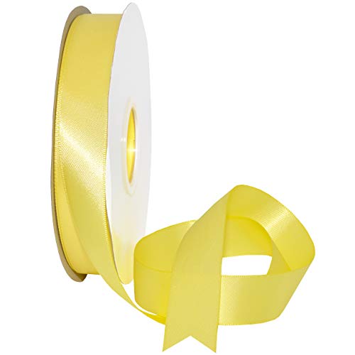 Image of Morex Ribbon 08822 /50-640 Ribbon, 7 /8 inch x 50 Yd, Lemon