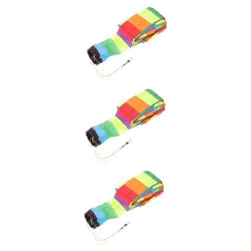 Toddmomy 3pcs Kite Decorating Kit Kite End Tail Streamers Lightweight for Outdoor Activities Easy to Apply