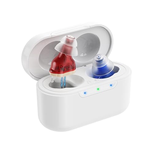 Rechargeable Hearing Aids for Seniors, Digital Hearing Aid with Clear Sound, Comfortable Fit