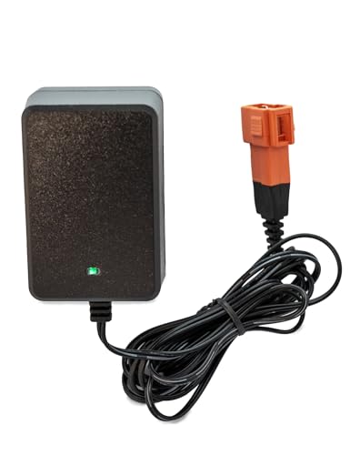 2 Pin Red Square Socket 24V Battery Charger for Ride on Toys,Compatible with 24Volt Kid trax huffy torex Replacement Parts for Kids Ride on car