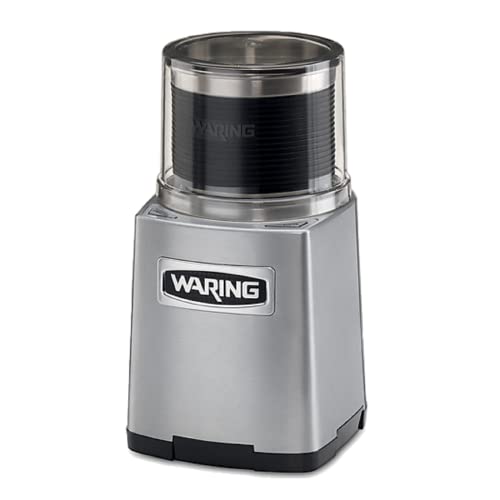 Waring Commercial Wsg60 3 Cup Spice Grinder, 1 Hp Motor, 20,000 Rpm's, Pulse Actuation, Includes 2 Stainless Steel Grinding-Bowls-120V, 175W, 5-15 Phase Plug #TOP2