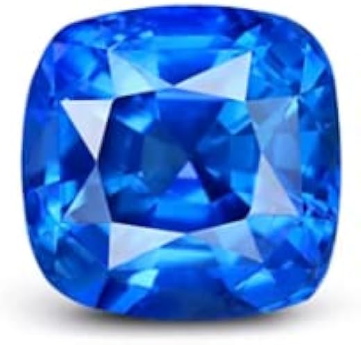 The Millennium Gallery Indra Neelam Stone 5 Carat Original Certified Ceylon Blue Sapphire Unheated Untreated Natural Neela...