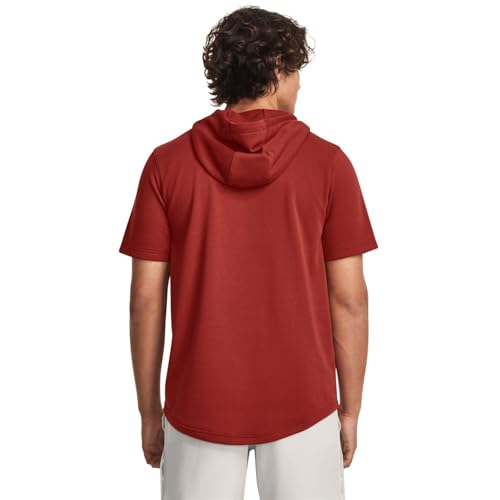 Under Armour Men's Project Rock Charged Cotton Short Sleeve Hoodie4