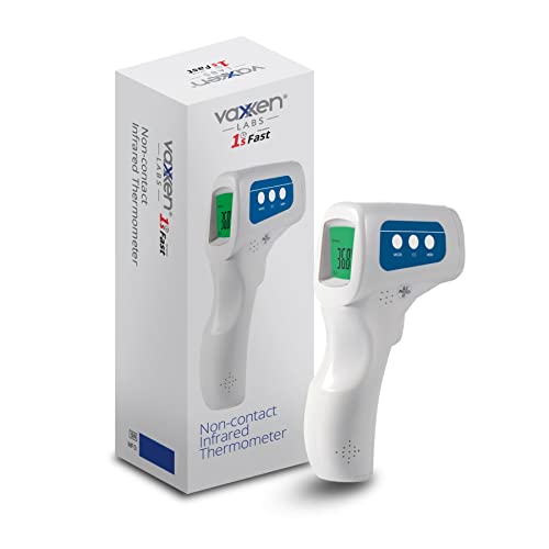 Vaxxen Labs Non-Contact Infrared Forehead Thermometer for Accurate Temperature Readings