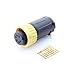 Conxall 3280-6Sg-515Cc5 Multi-Con-X, Yellow Coupling Straight Cable Plug 6 Socket - Crimp Contacts