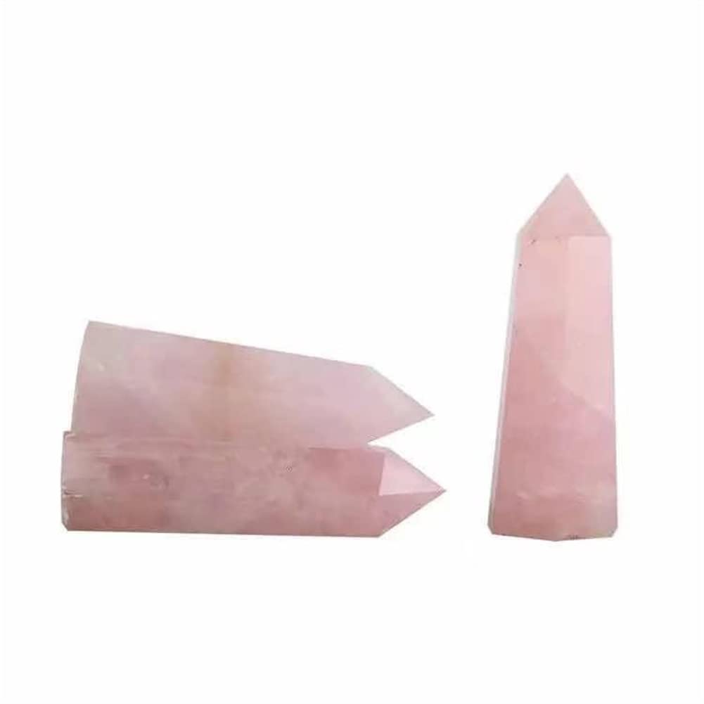 1 Stück 800 g-3000 g natürlicher Rosenquarz-Kristall, Punkte, Fengshui-Turm, Zauberstab for Hochzeits-Souvenirs, schöner Kristall ERTEYIN (Color : 1pc 1250g-1300g)