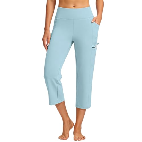 Pantacourt fluide léger pour femme avec poches pratiques style ample